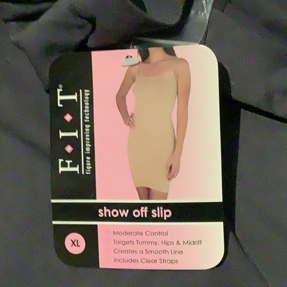 𝅺fit Show Off Slip in Grey Shapewear Slip Size XL (TD)